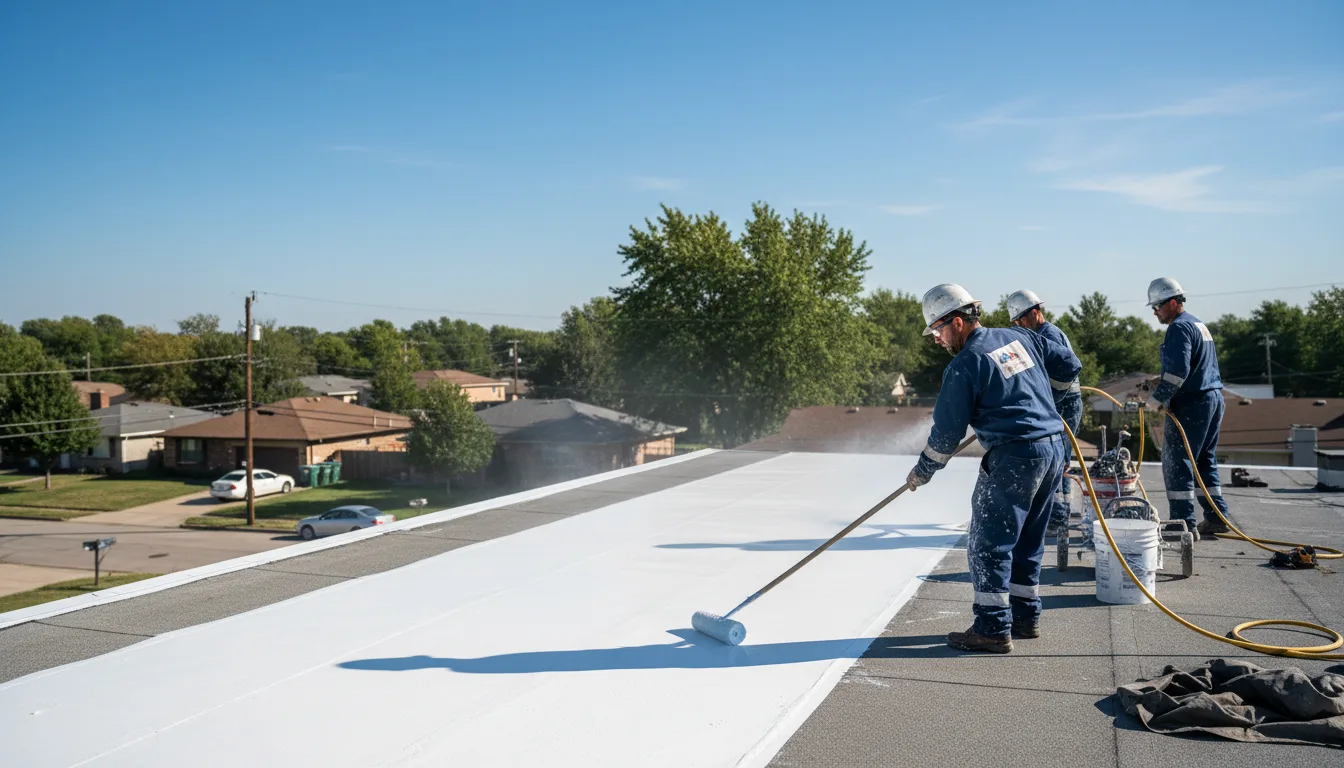 Commercial roof coating in Hickory Plains, AR near me